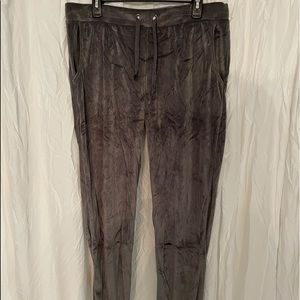 Coco Limon Gray Velour Lounge Pants